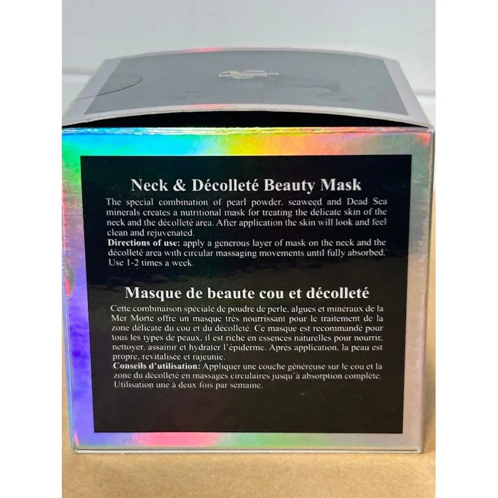 Black Pearl Neck & Decollete Beauty Mask 50ml 1.7oz Dead Sea Minerals Sea of Spa
